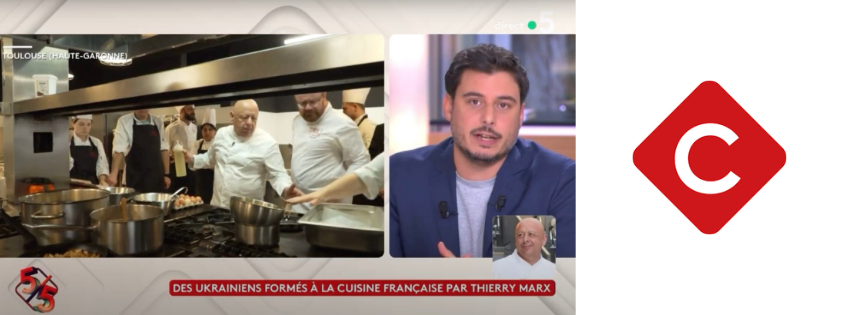 Des Ukrainiens formés à la cuisine française par Thierry Marx