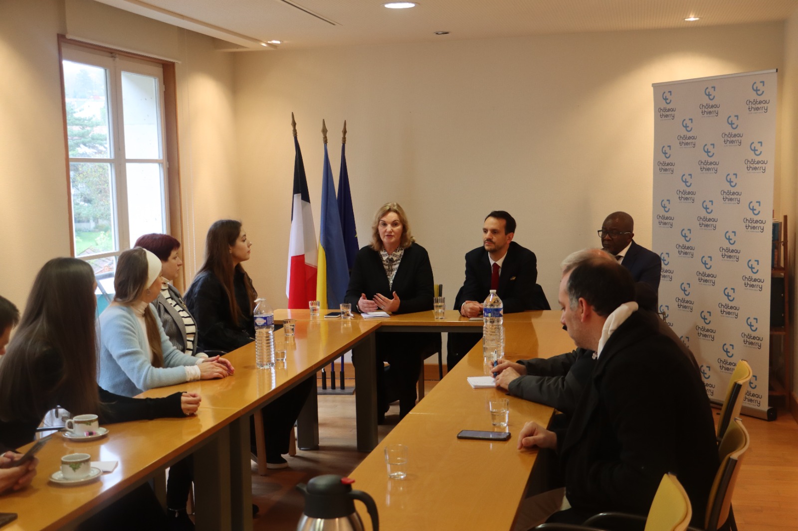 Rencontre entre les maires de Chuhuiv et Château-Thierry pour renforcer la solidarité franco-ukrainienne