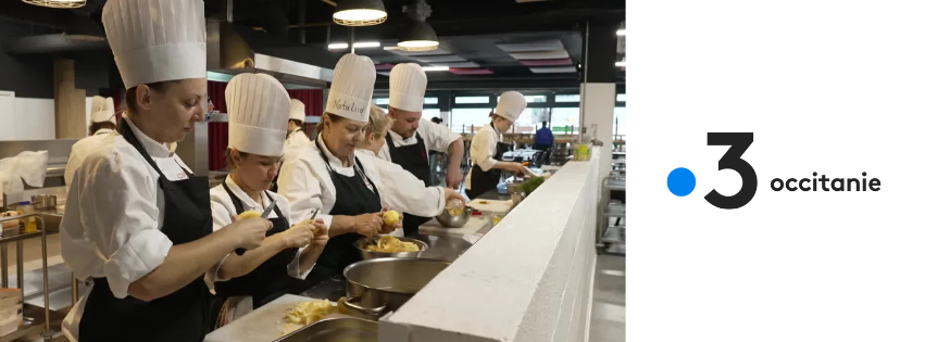 De l’enfer de la guerre aux cuisines françaises, des réfugiés ukrainiens formés par un grand chef nourrissent des espoirs de retour