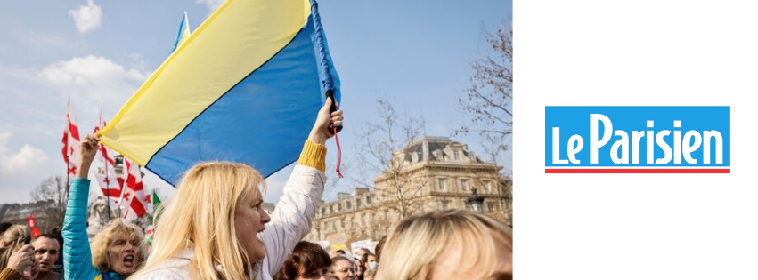 «L’Ukraine est le centre de la liberté» : des milliers de manifestants à Paris pour dénoncer la guerre