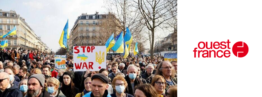 EN IMAGES. « Non à la guerre en Ukraine », des milliers de manifestants à Paris et Londres