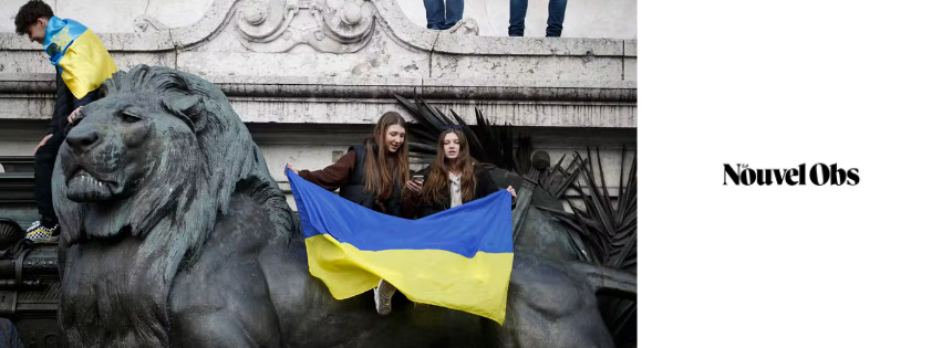 « Non à la guerre en Europe » : des milliers de manifestants à Paris en soutien à l’Ukraine